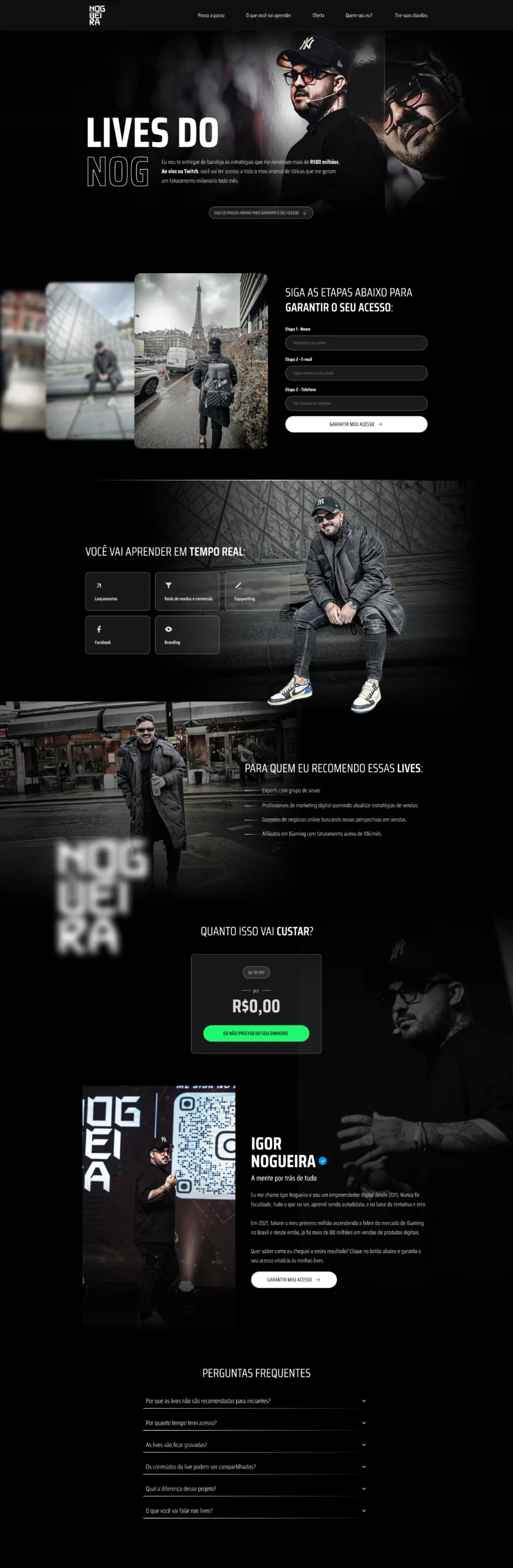 Landing page nog-w